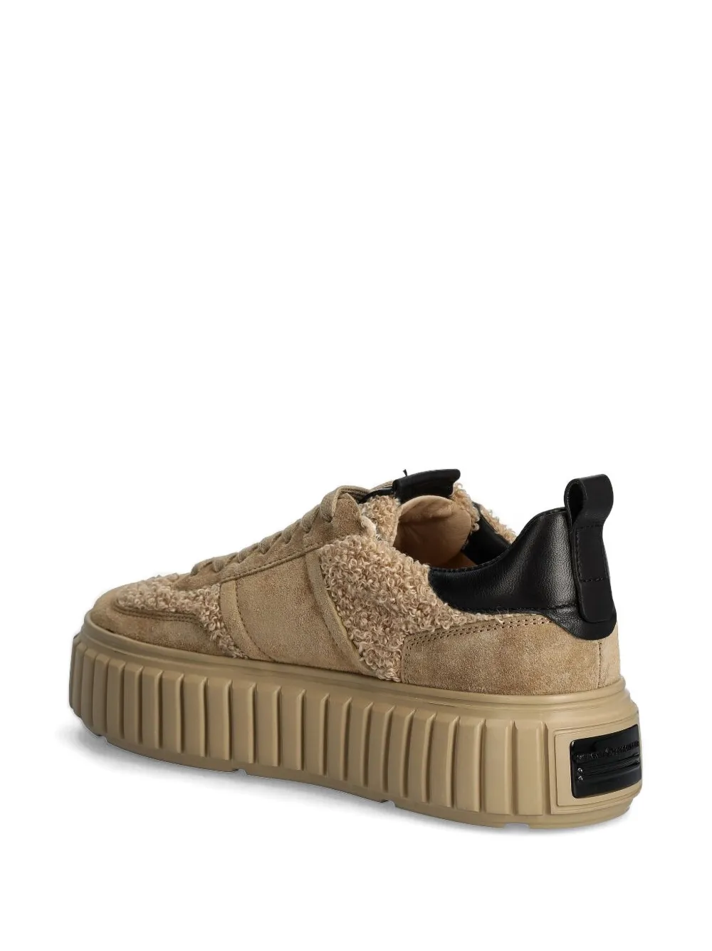 Kennel & Schmenger Sneakers met plateauzool - Beige