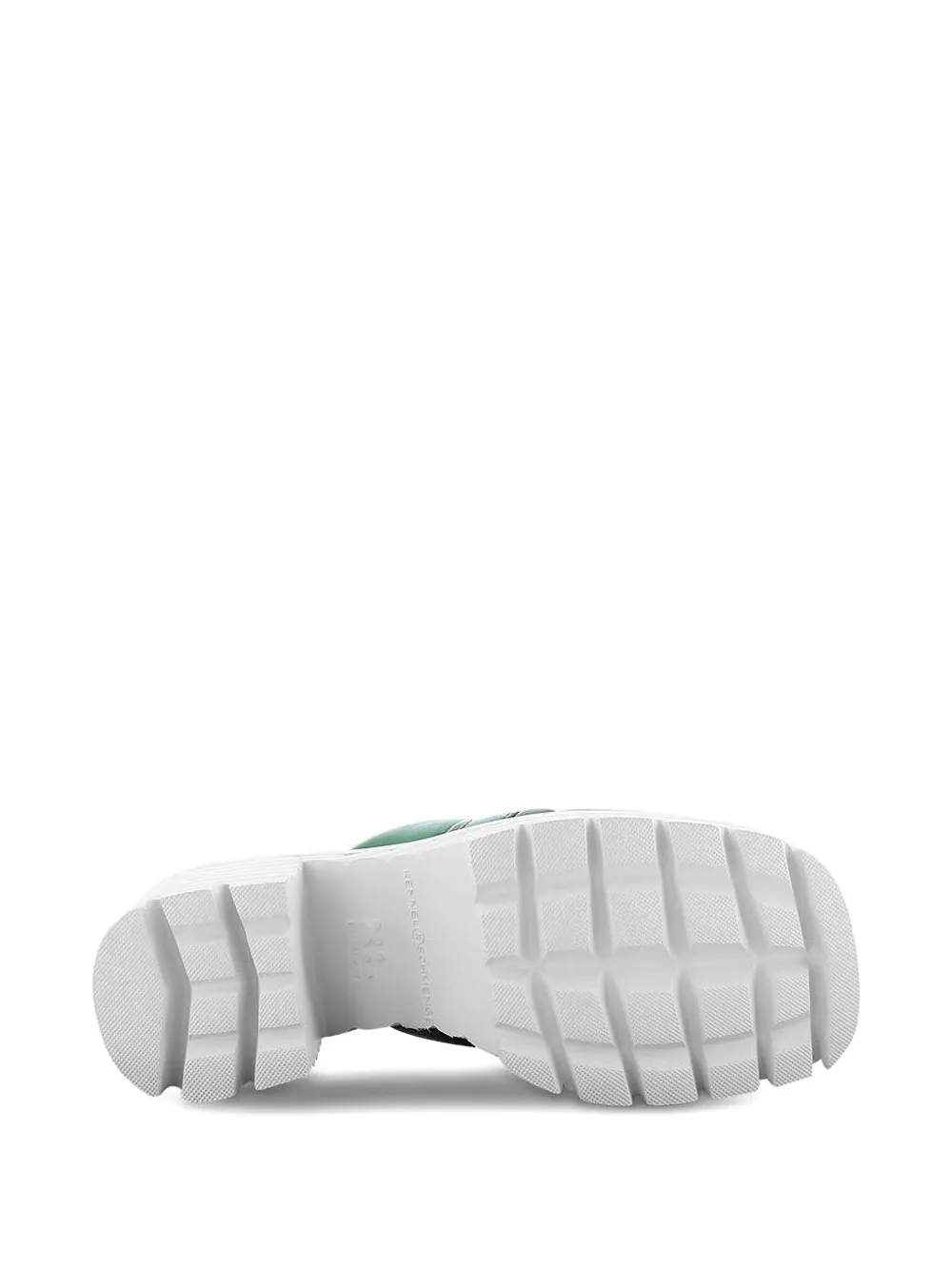 Kennel & Schmenger Square-toe Block-heel Sandals In Green