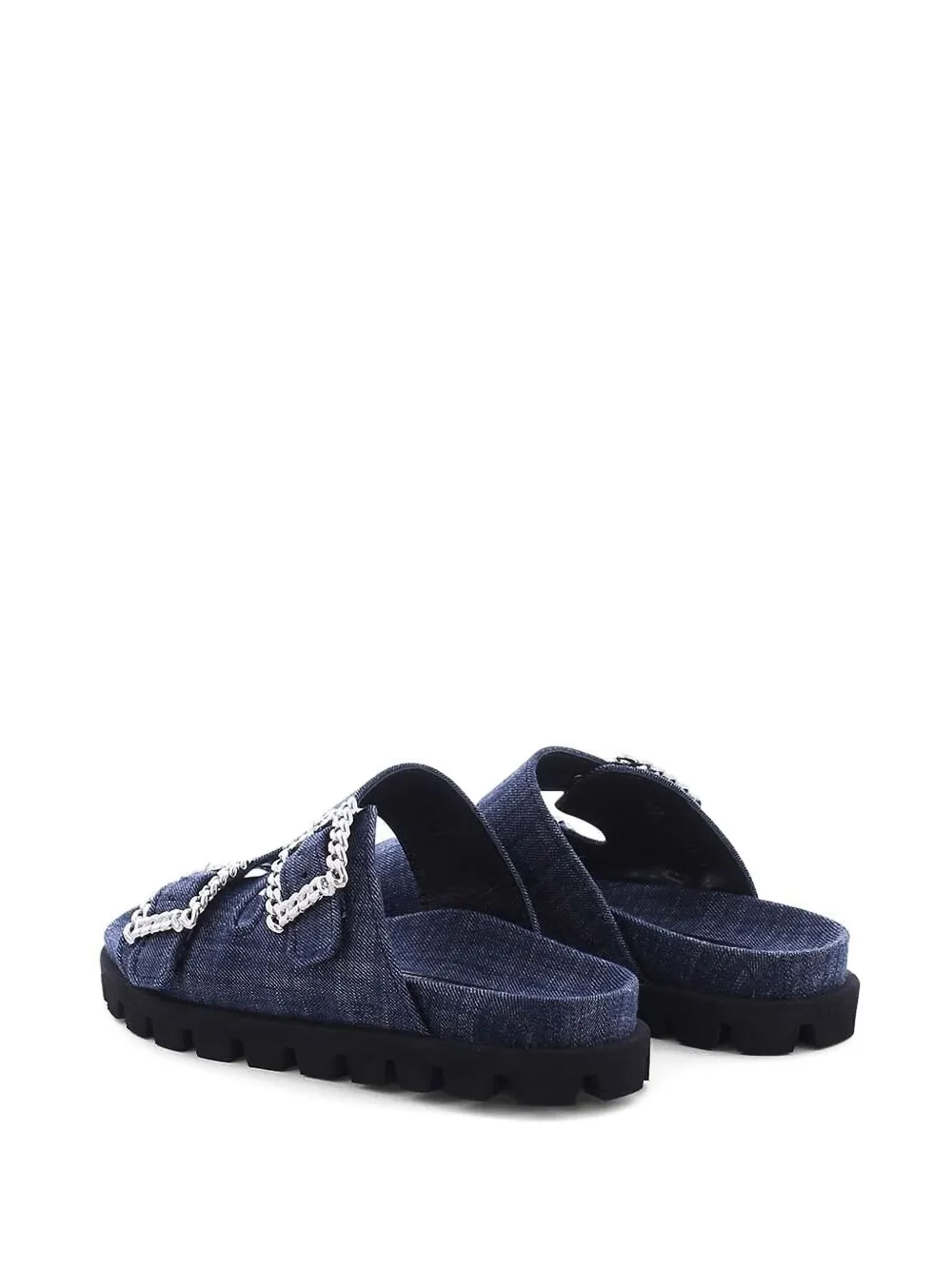 Kennel & Schmenger Denim sandalen met gespdetail Blauw