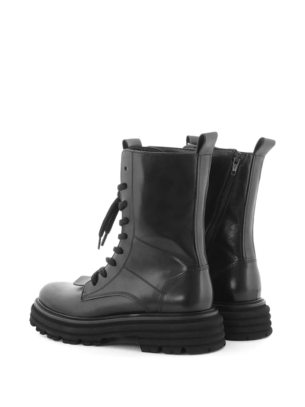 Kennel & Schmenger Master lace-up chunky-sole combat boots Black