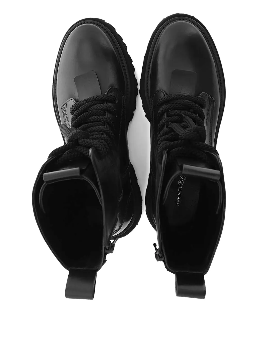 Kennel & Schmenger Master lace-up chunky-sole combat boots Black