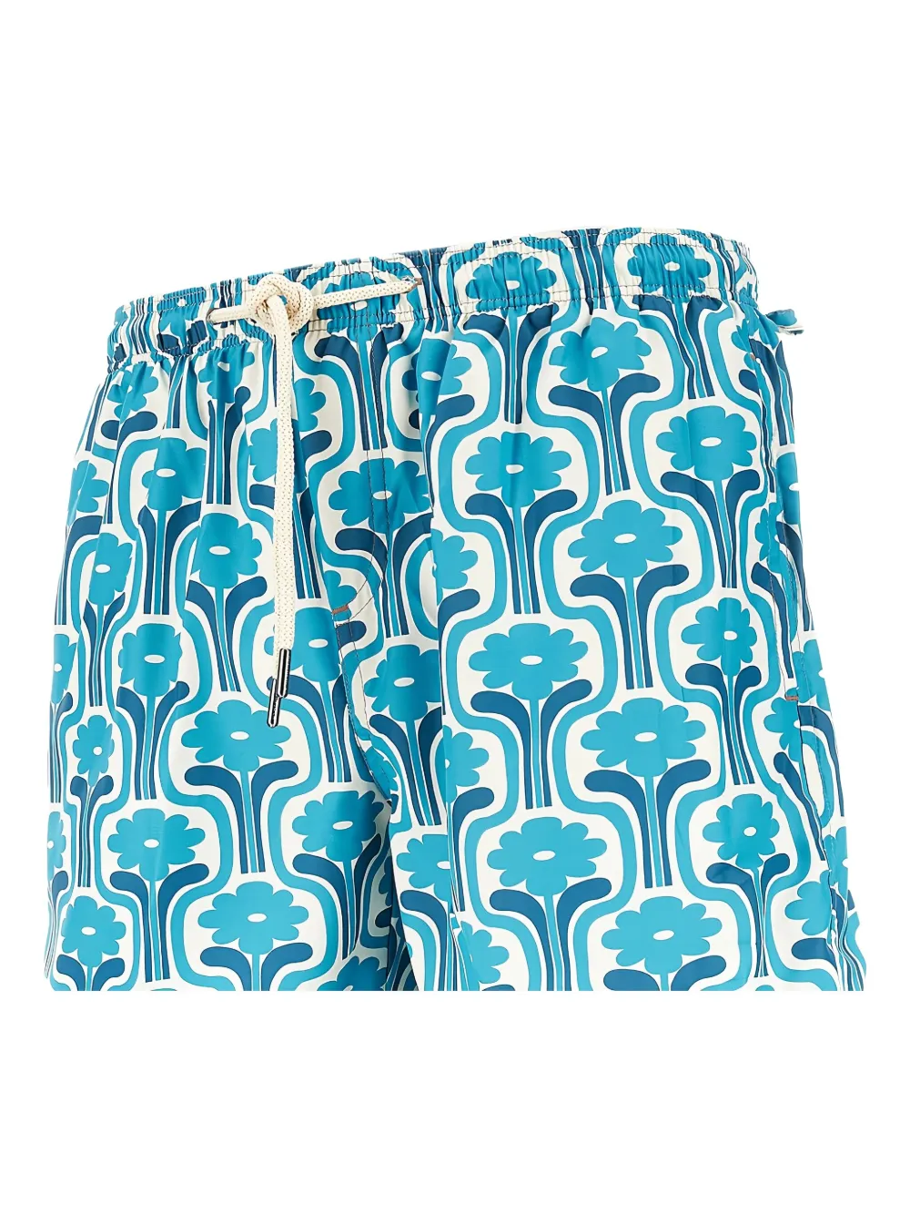PENINSULA SWIMWEAR Zwembroek met bloemenprint Blauw