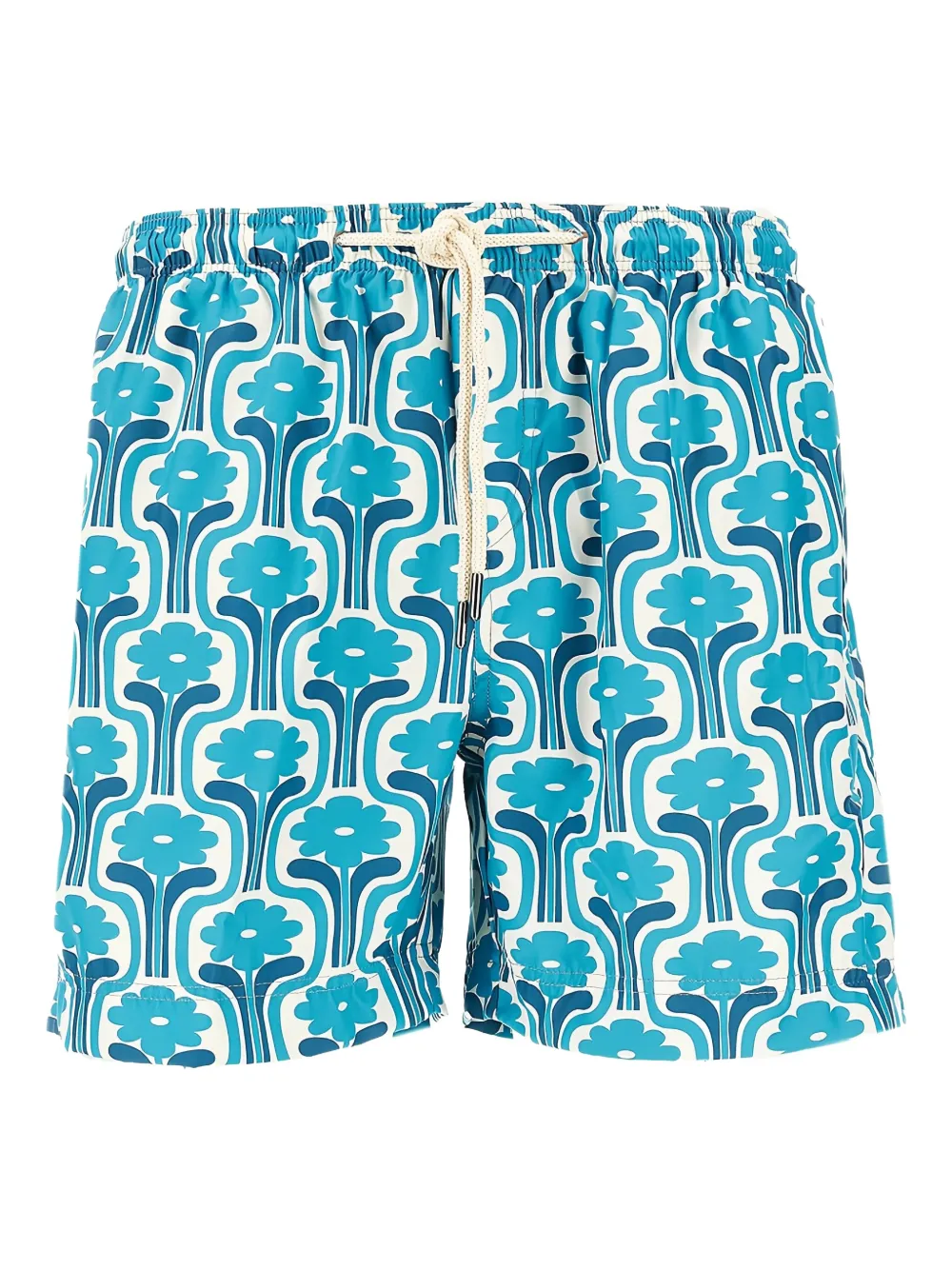 PENINSULA SWIMWEAR Zwembroek met bloemenprint Blauw