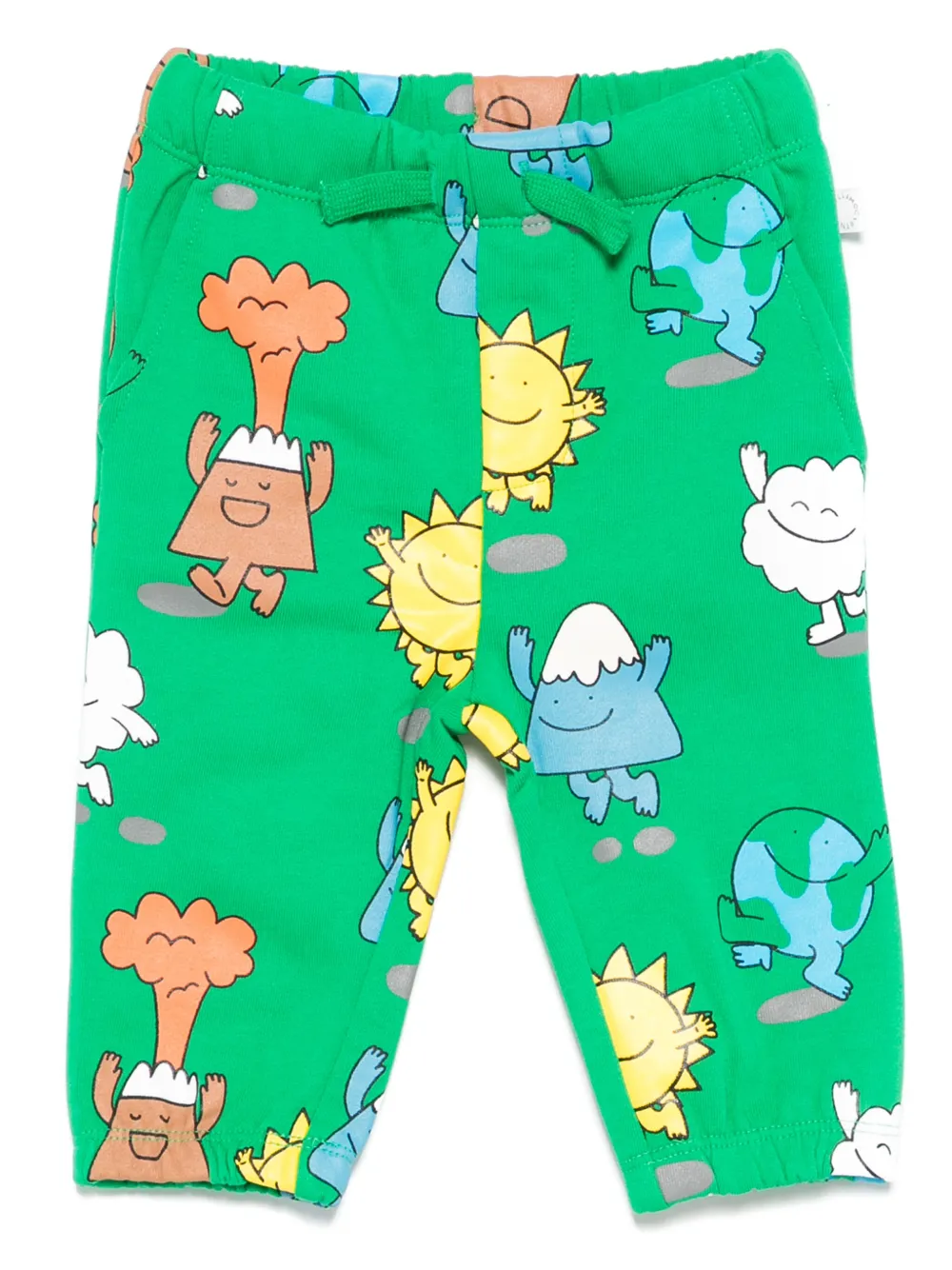Stella McCartney Kids Broek met print Groen