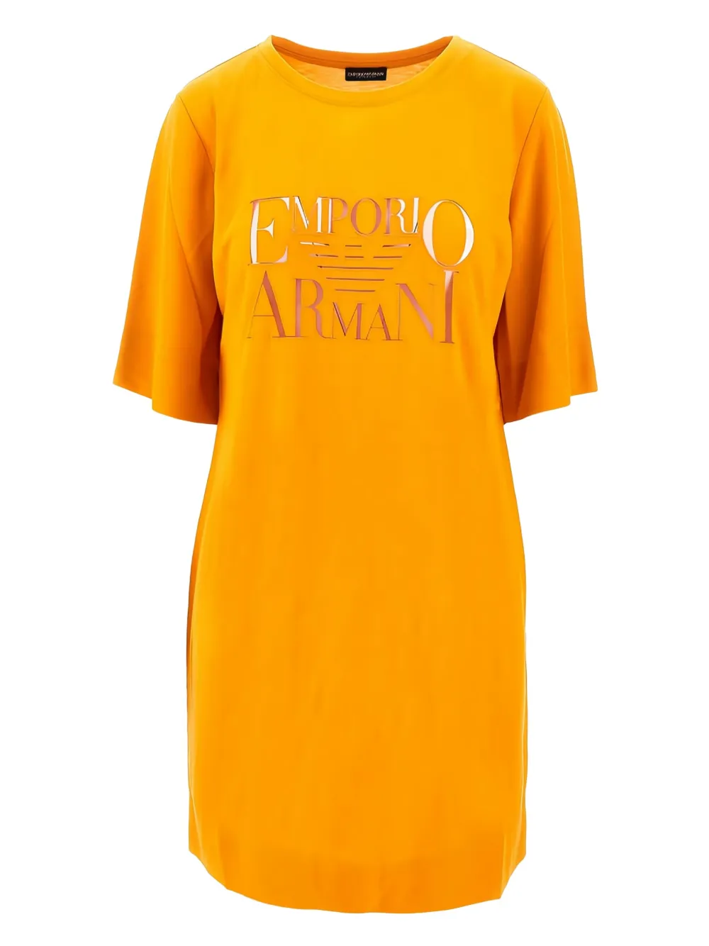 logo-print dress