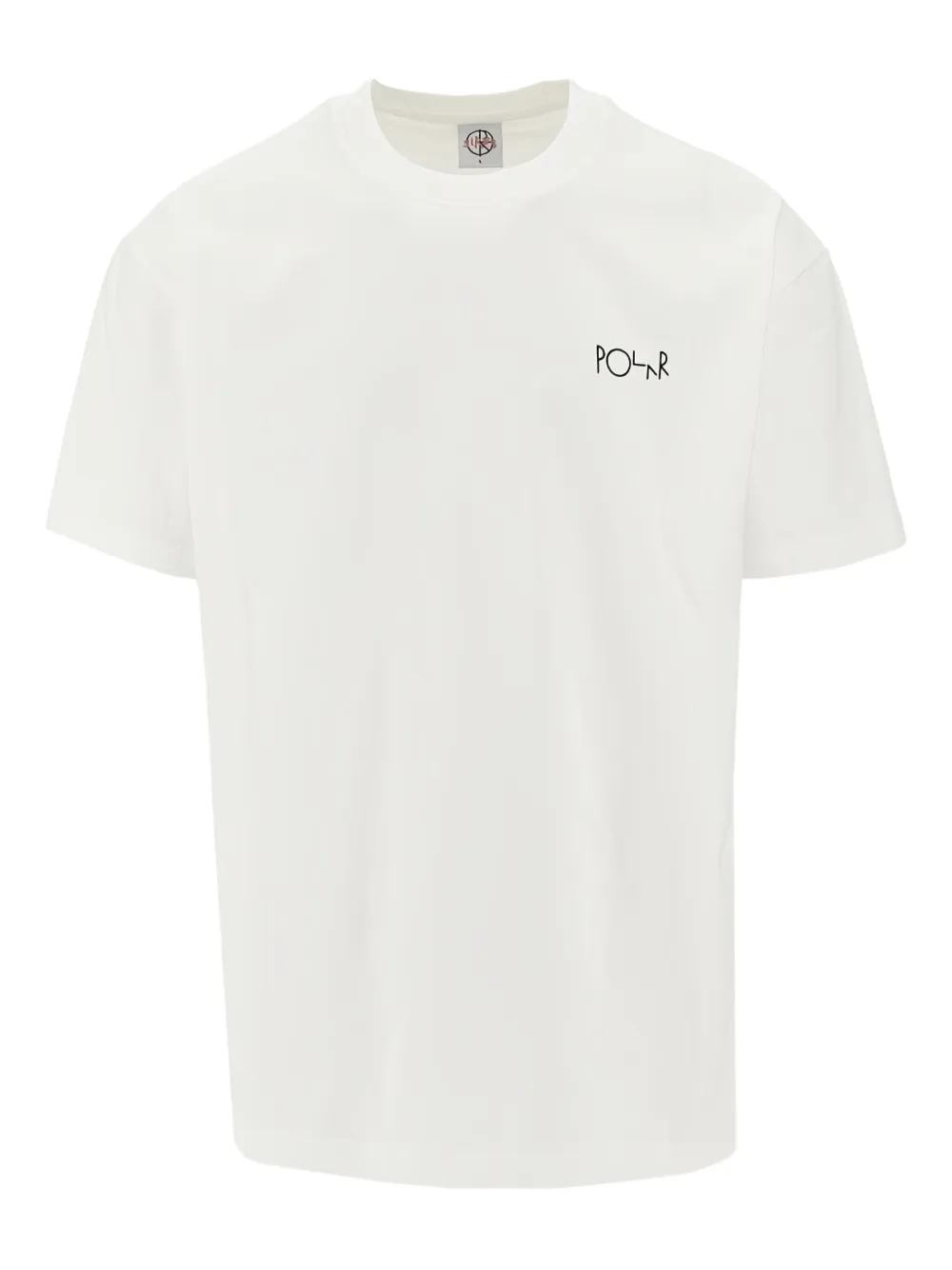 POLAR Social Side logo-embroidered t-shirt | White | Image 1