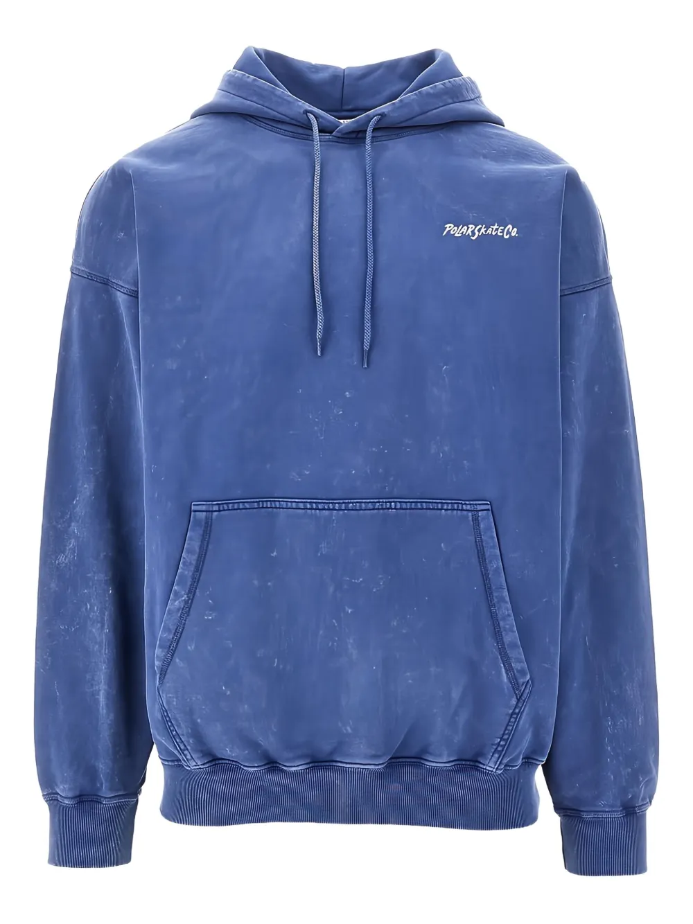 POLAR Acid Frank distressed hoodie | Blue | Image 1