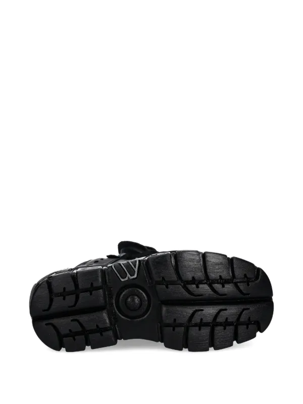 NEW ROCK プラットフォームシューズ ブラック 40 NEW ROCK hardware-detail Platform Sneakers | Black | FARFETCH AZ