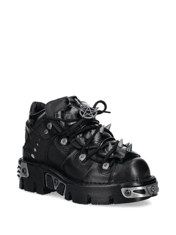 NEW ROCK ブラック ハイカットスニーカー NEW ROCK ブラック ハイカット