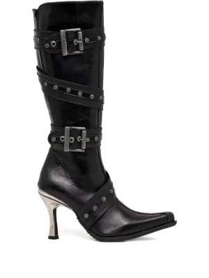 NEW ROCK ポインテッドトゥ ブーツ 100mm | ブラック | FARFETCH JP NEW ROCK ポインテッドトゥ ブーツ 100mm | ブラック | FARFETCH JP
