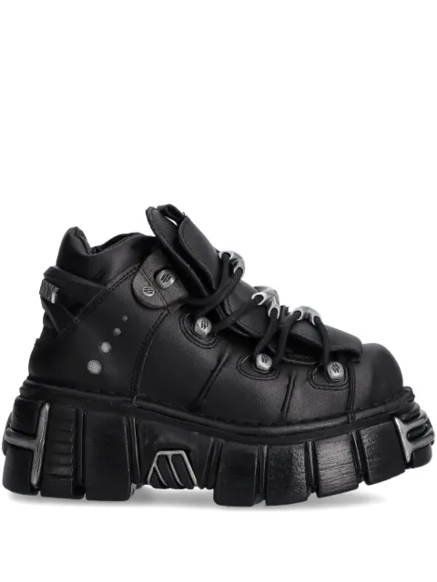 NEW ROCK lace-up chunky boots