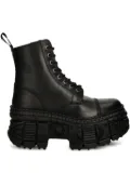 NEW ROCK M-WALL083C-S5 lace-up platform boots - Black