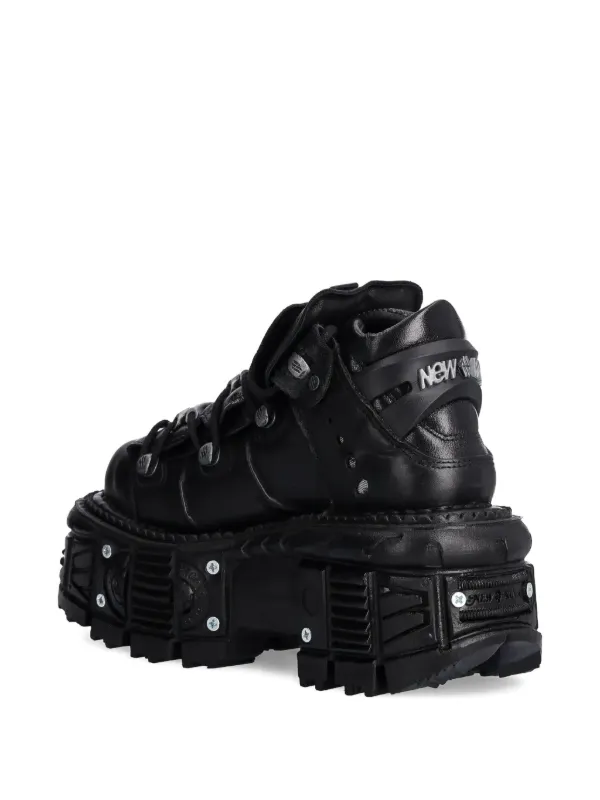 NEW ROCK プラットフォーム スニーカー | ブラック | FARFETCH JP