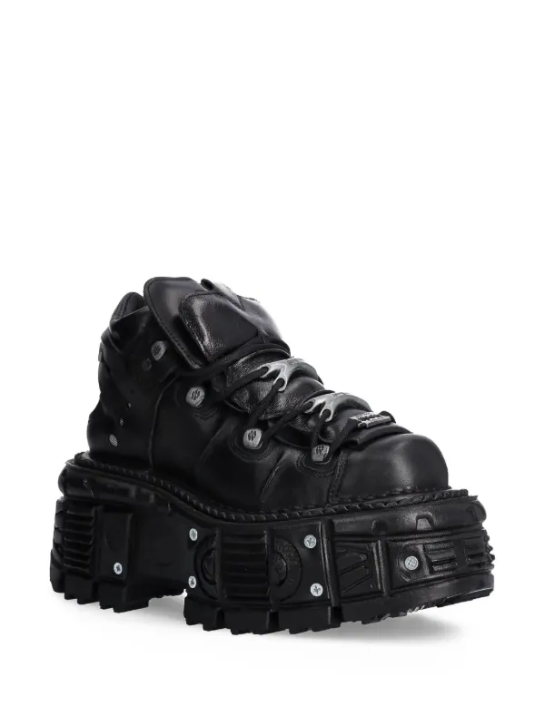 NEW ROCK プラットフォーム スニーカー | ブラック | FARFETCH JP