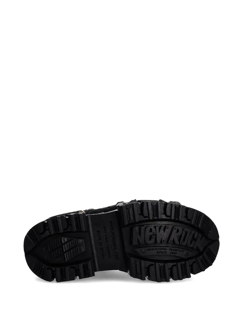 NEW ROCK studded platform sneakers Black