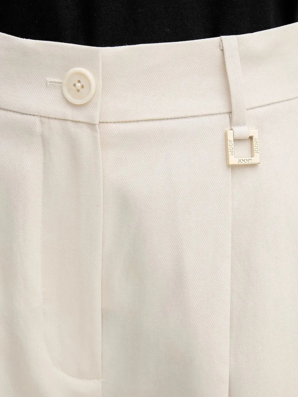 Joop! pleated-front logo shorts Beige