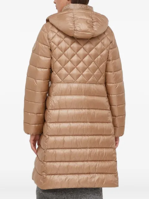 Joop! quilted hooded coat