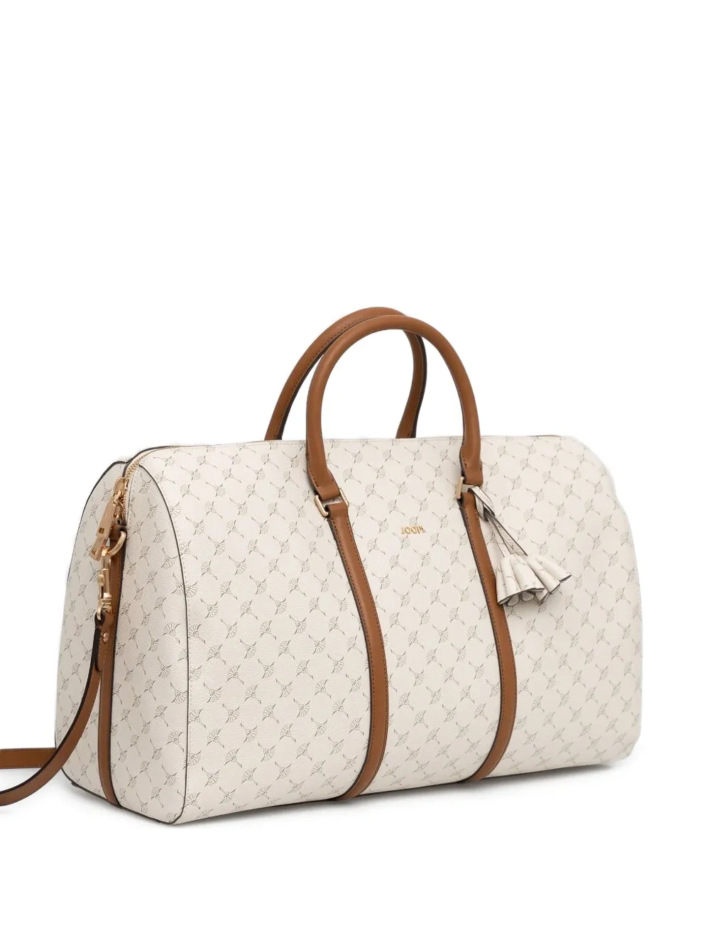 Joop! Reistas met monogram en kwastje Wit