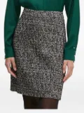 Joop! tweed boucle short skirt - Black