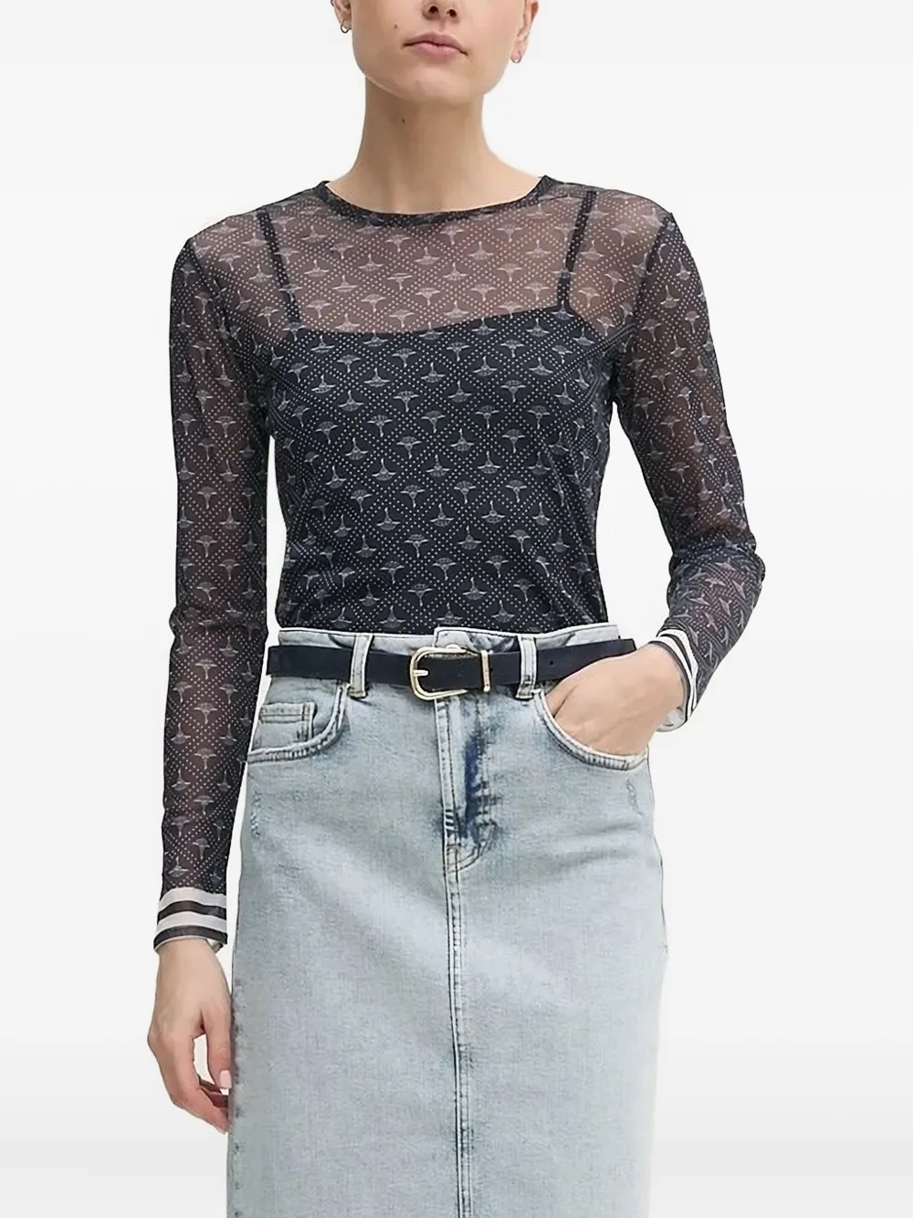 Joop! patterned top | Blue | Image 1