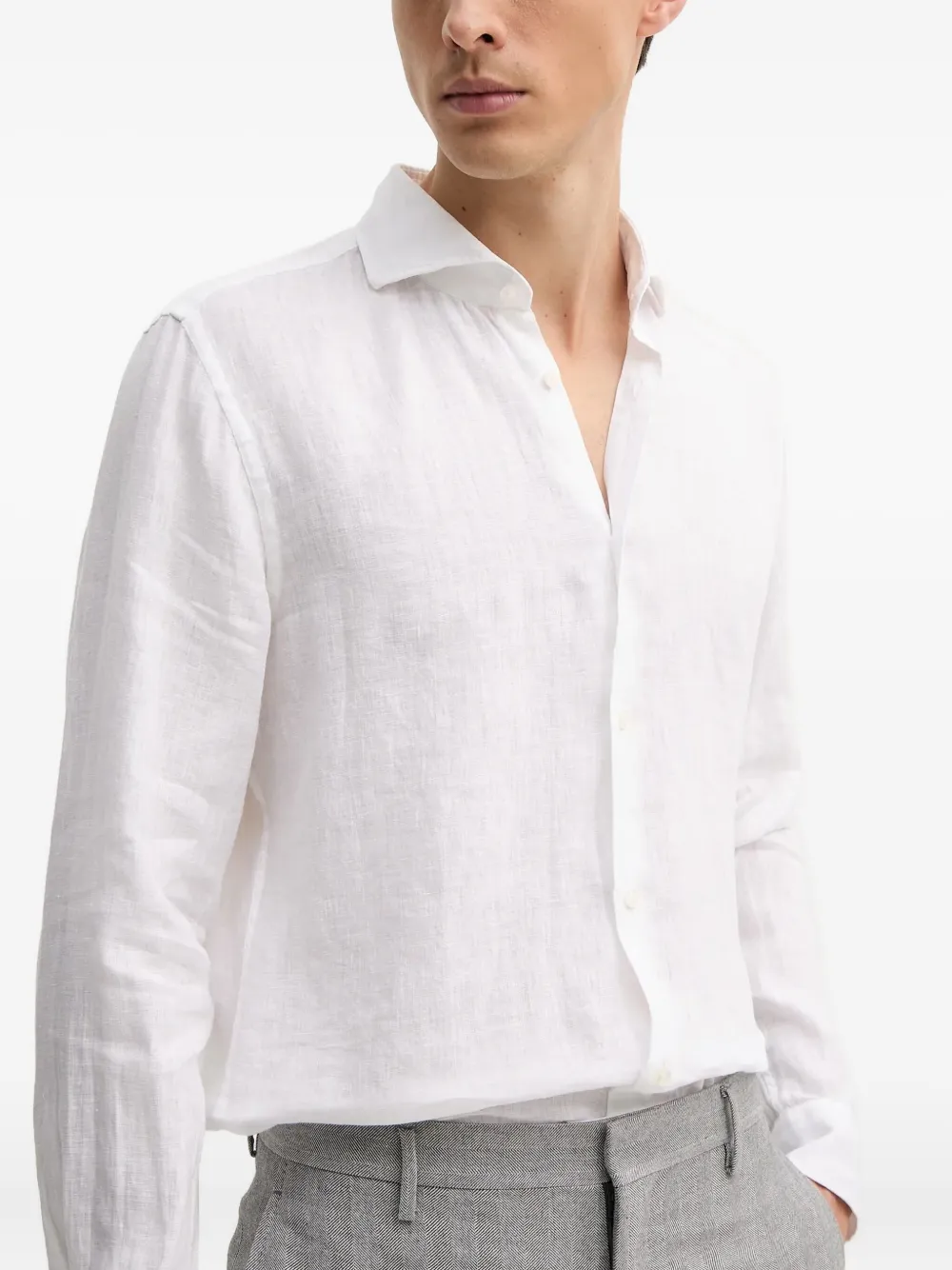 Joop! Linnen overhemd Wit