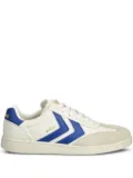 Hummel chevron suede sneakers - White