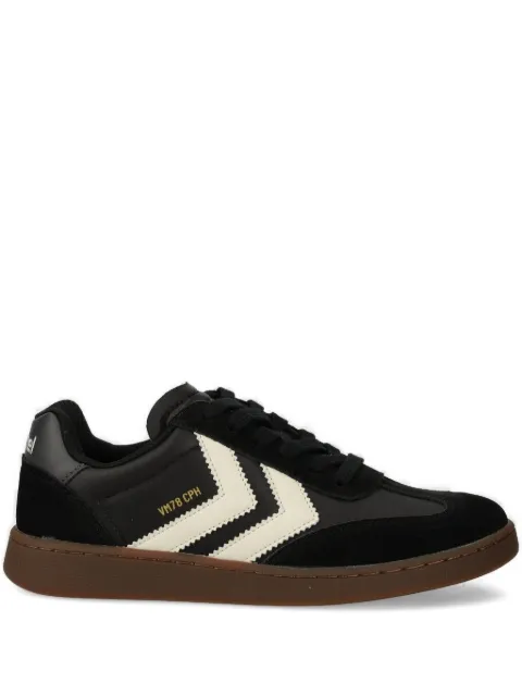 Hummel chevron-detail low-top sneakers