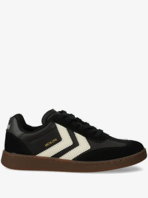 Hummel chevron-detail low-top sneakers
