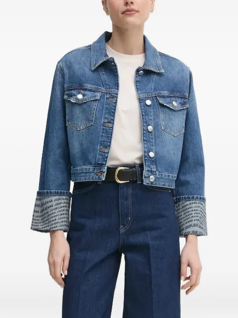 Joop! logo-detail denim jacket
