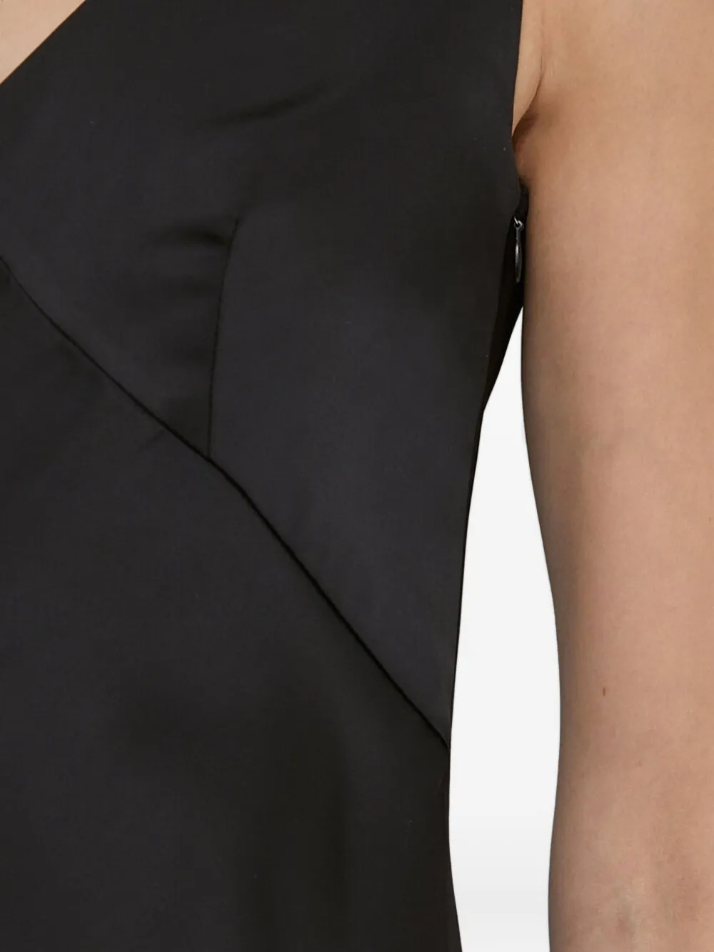 Joop! Satijnen maxi-jurk Zwart