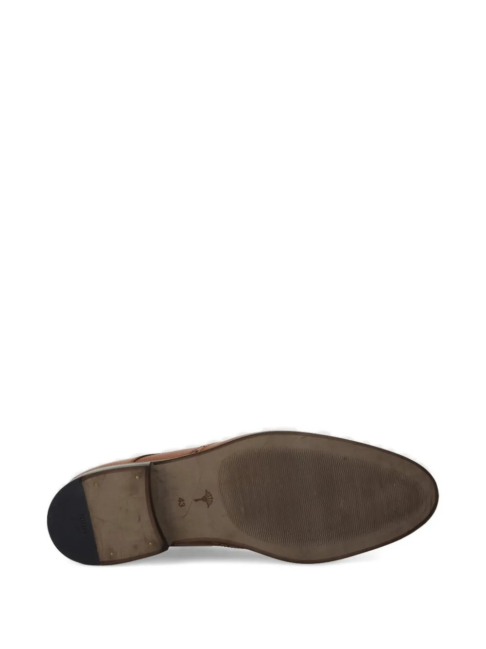 Joop! brocade wingtip lace-up shoes Brown