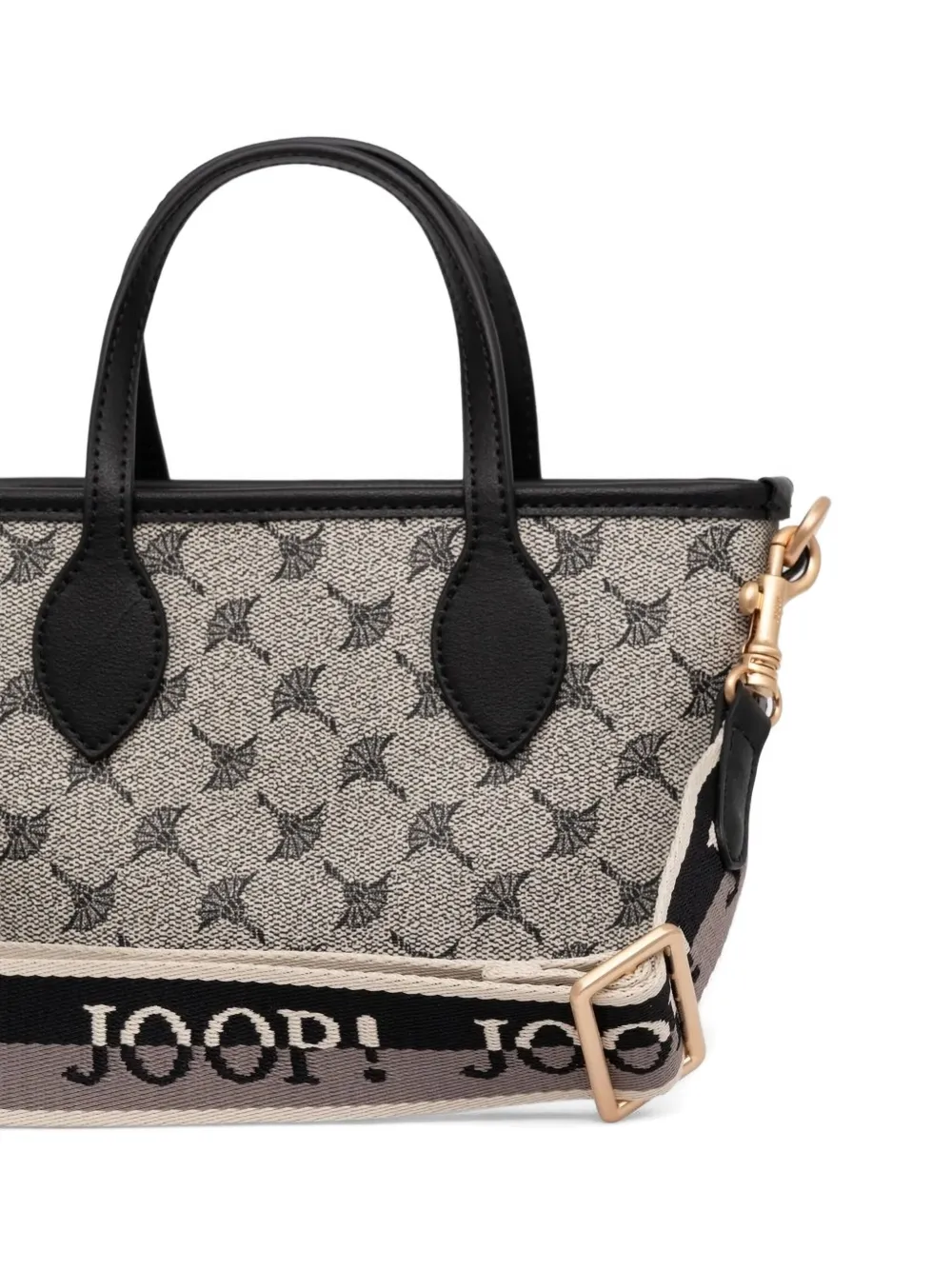 Joop! Leslie handtas met monogram Grijs