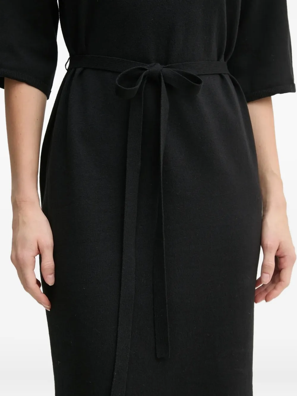 Joop Klea Mock-neck Midi Dress In Black