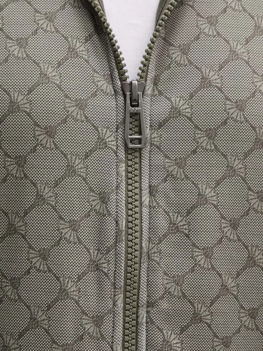 Joop! Hoodie met logopatroon Groen