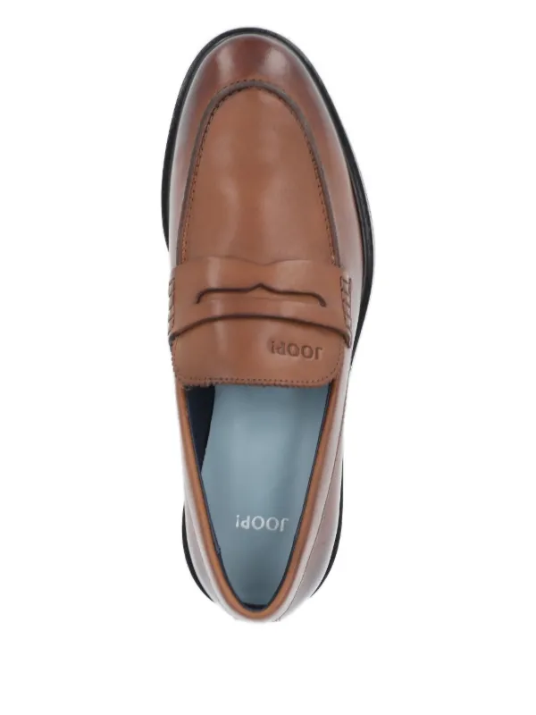 Joop! Leather Penny Loafers | Brown | FARFETCH display picture 2