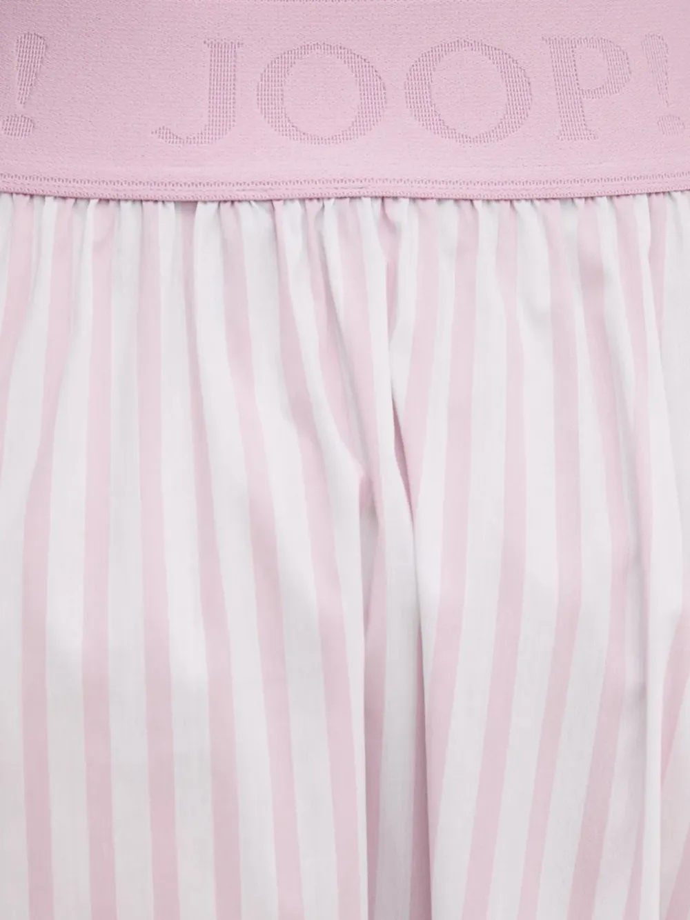 Joop! Gestreepte midi-rok met elastische taille Roze