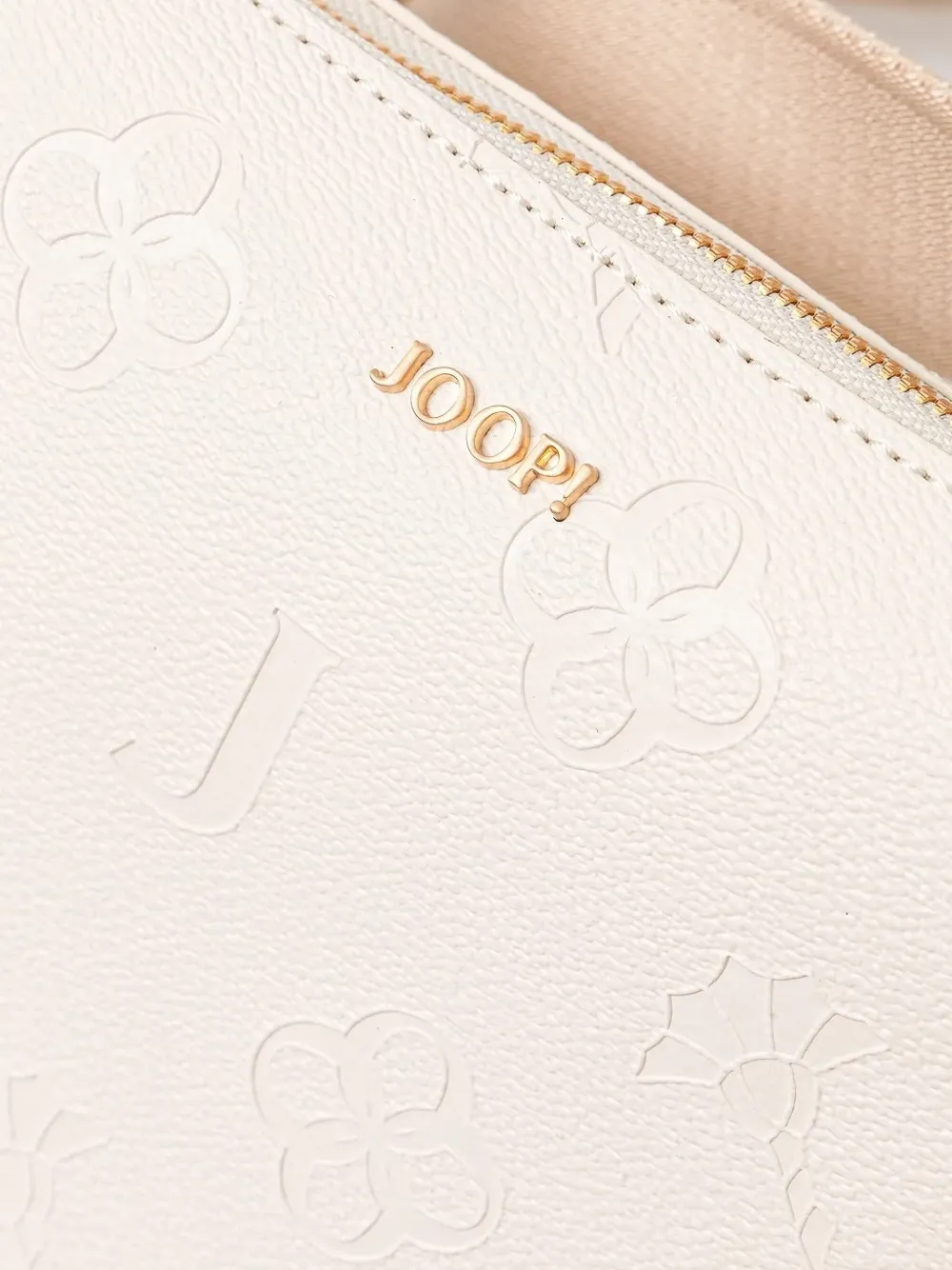 Joop! Crossbodytas met logoplakkaat Wit