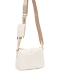 Joop! logo-plaque cross-body bag - White