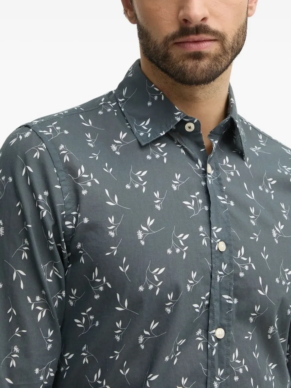 Joop Floral-print Shirt In Multi