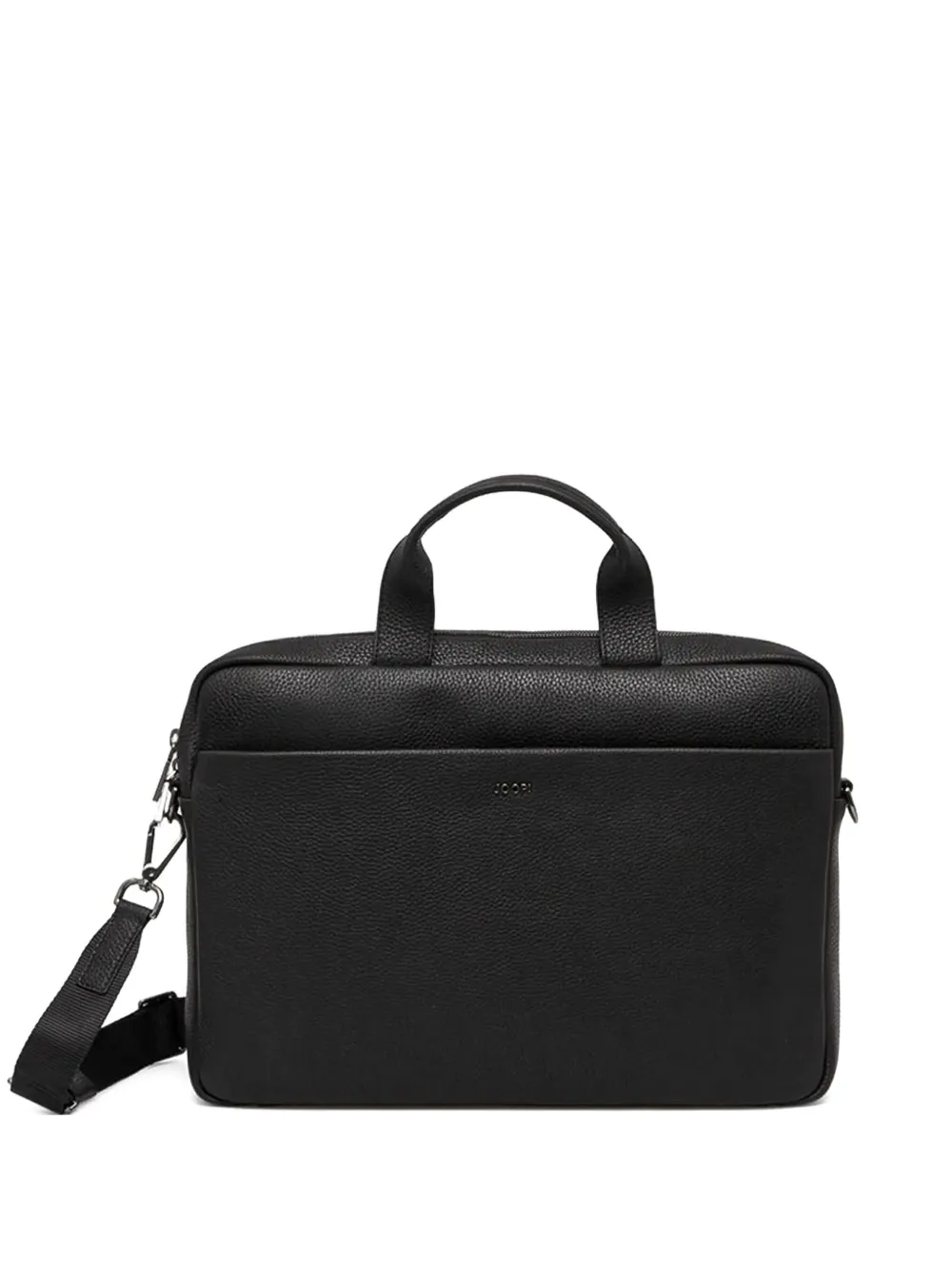 Joop Textured Leather Briefcase In Black