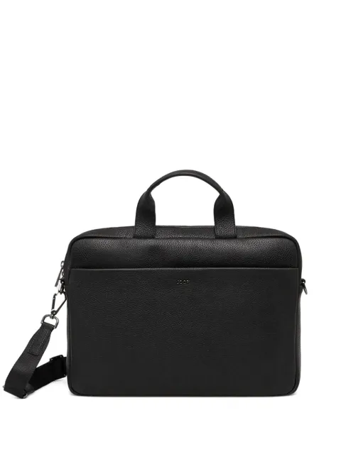 Joop! textured leather briefcase
