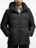 Joop! quilted monogram jacket - Black