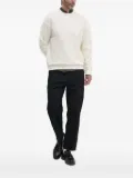 Joop! embossed floral-pattern sweater - White