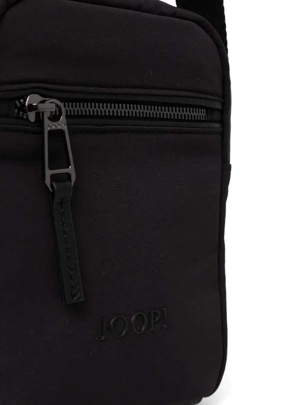Joop! Gewatteerde messengertas met ritssluiting Zwart