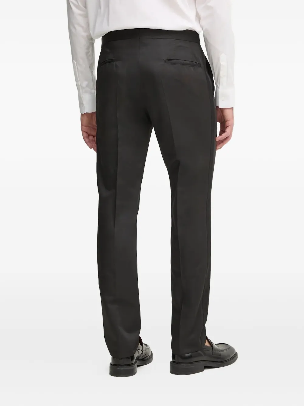 Joop! pleated-front trousers - Zwart