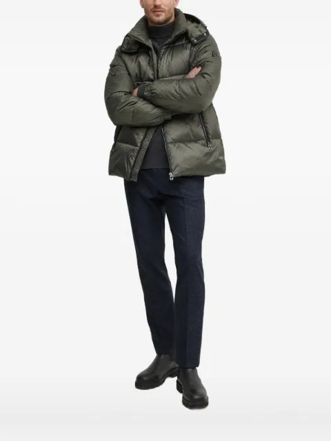 Joop! logo-pattern padded jacket