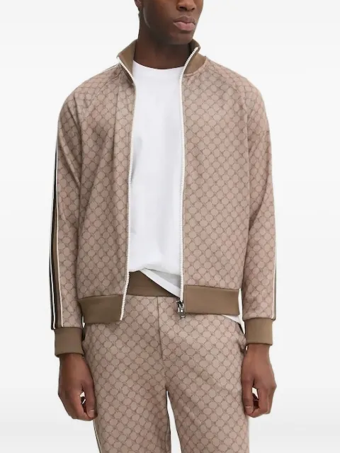 Joop! monogram stripe-detail track jacket 