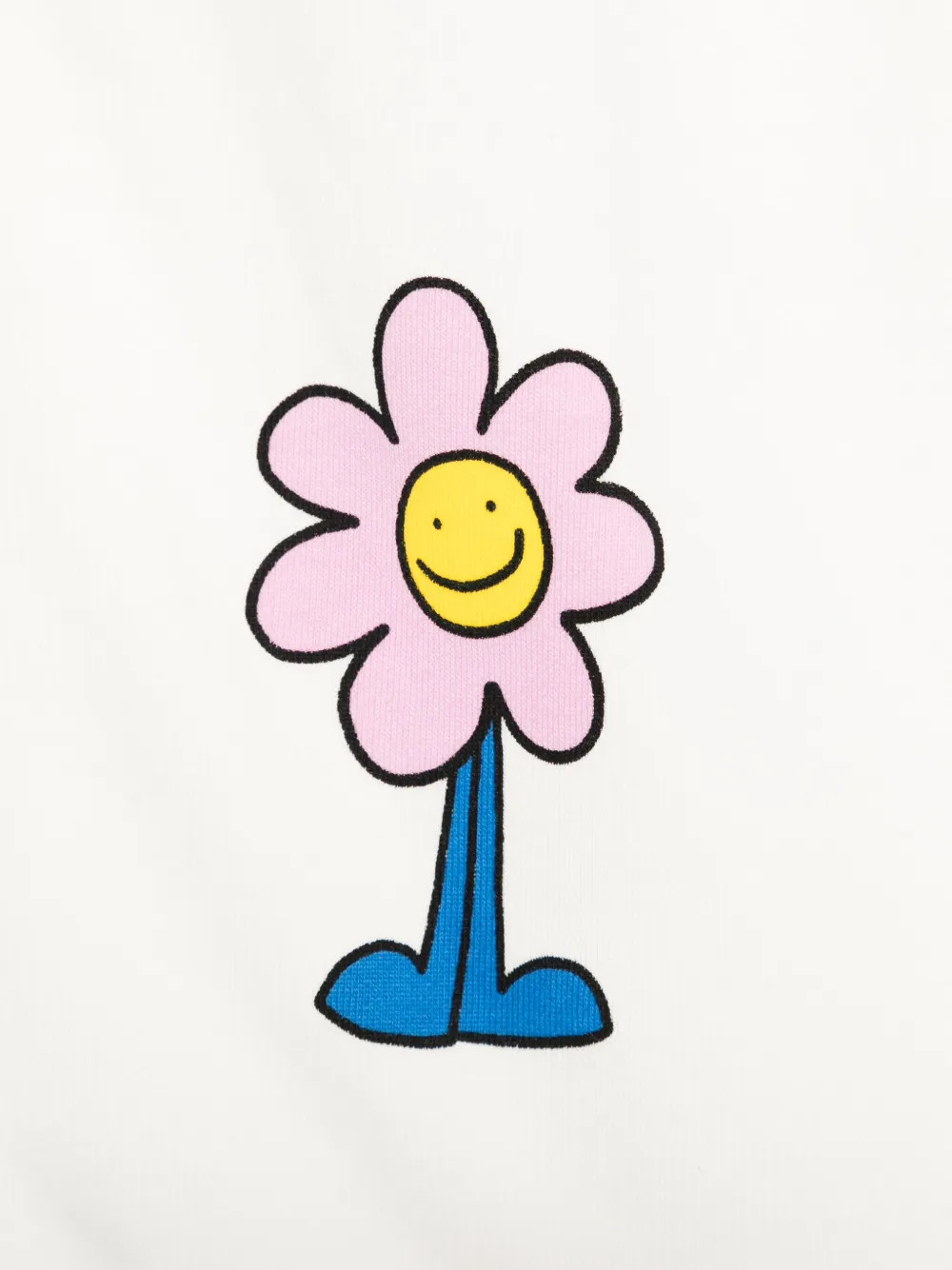 Stella McCartney Kids Broek met bloemenprint en trekkoord Wit