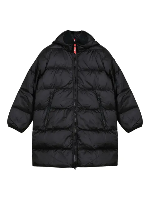 AI Riders On The Storm goggle-detail quilted coat
