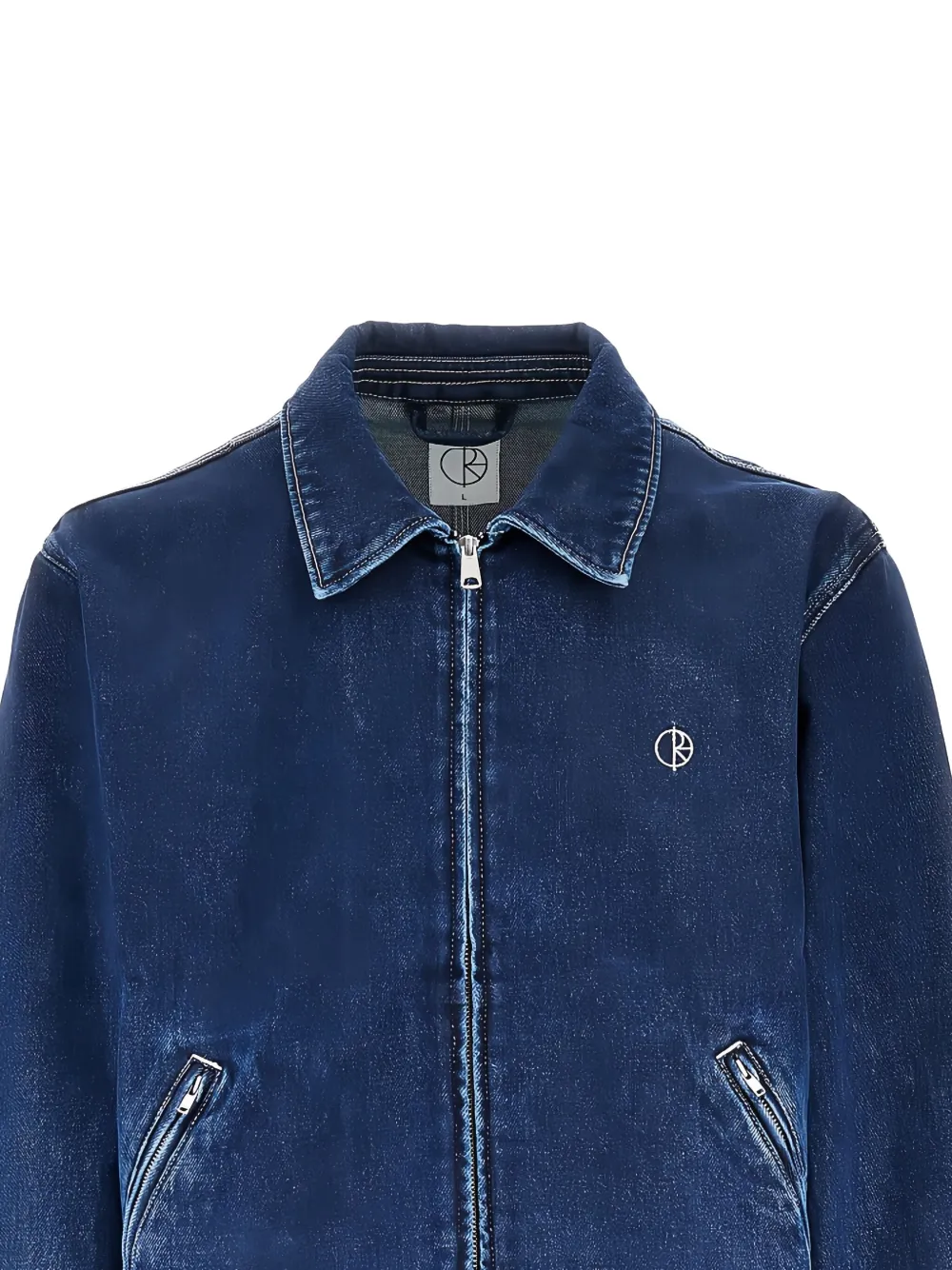 POLAR Cliff denim jack met rits Blauw